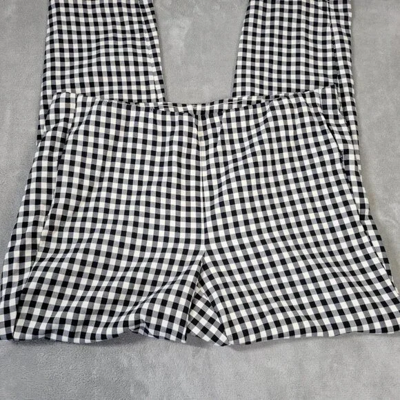 J Jill Womens Pants 18T Tall Straight Leg Zip Pockets Comfy Black White SL50E - Picture 3 of 9